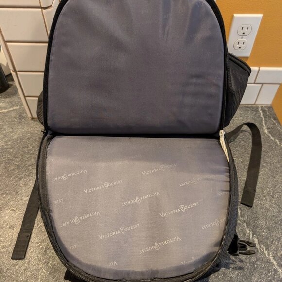 Victoriatourist DSLR Camera Backpack w/ Laptop Section Waterproof RainCover OSFM - Picture 3 of 12